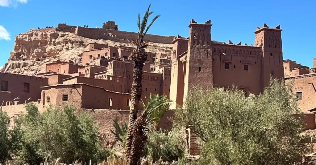 Ancient Kasbah in southern Morocco with clear blue skies Morocco Travel Group