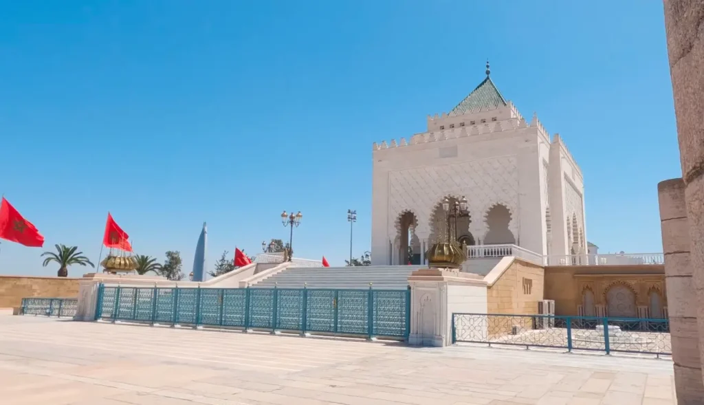 Mausoleum of Mohammed V in Rabat, the capital of Morocco
where is morocco